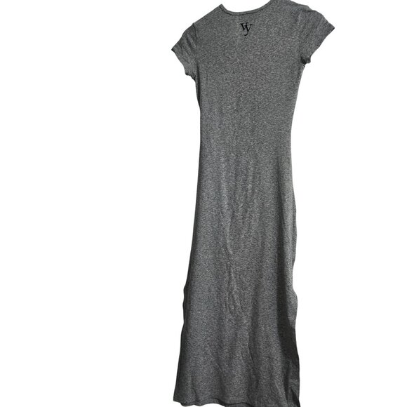 Vitality Marshmallow Tie Sample Dress in Heathered Gray - Size Small - Picture 6 of 8